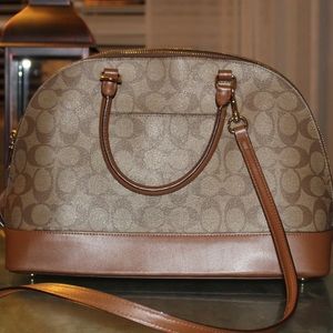 Gently used Coach dome bag
